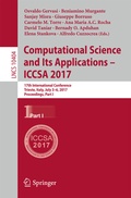 Cover: Computational Science and Its Applications - ICCSA 2017 - Springer