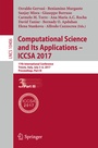 Cover: Computational Science and Its Applications - ICCSA 2017 - Springer