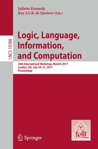 Abbildung von: Logic, Language, Information, and Computation - Springer