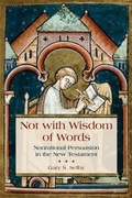Cover: Not with Wisdom of Words - Eerdmans