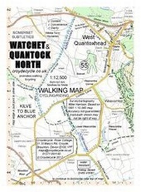 Abbildung von: Watchet & Quantock North Walking Map: No. 55 - Croydecycle