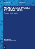 Cover: Manuel des modes et modalit&eacute;s - De Gruyter