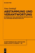 Cover: Abstammung und Verantwortung - De Gruyter