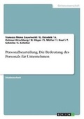 Cover: Personalbeurteilung. Die Bedeutung des Personals fuer Unternehmen - GRIN Verlag