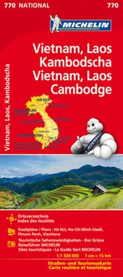 Abbildung von: Michelin Vietnam, Laos, Kambodscha - Michelin Editions des Voyages