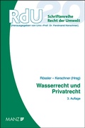 Cover: Wasserrecht und Privatrecht - Manz