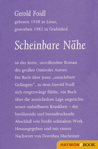 Enlarge image Cover: Scheinbare Nähe - Haymon Verlag