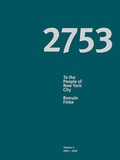 Cover: Romain Finke - 2753. To the People of New York City (Volume 2) - Modo Press
