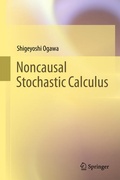 Cover: Noncausal Stochastic Calculus - Springer