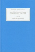 Cover: Acts of the Dean and Chapter of Westminster, 1543-1609 - Boydell Press