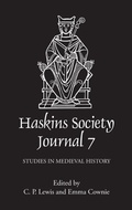 Cover: The Haskins Society Journal 7 - Boydell Press