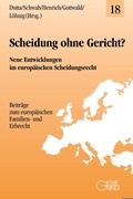 Cover: Scheidung ohne Gericht? - Gieseking
