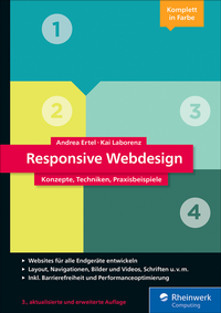 Enlarge image Cover: Responsive Webdesign - Rheinwerk
