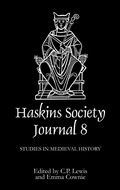 Cover: The Haskins Society Journal 8 - Boydell Press