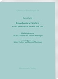 Cover: Italoalbanische Studien - Harrassowitz Verlag