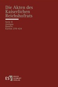 Cover: Die Akten des Kaiserlichen Reichshofrats (RHR) - Erich Schmidt Verlag