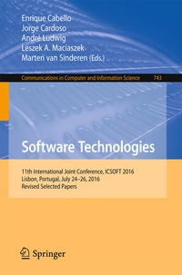 Enlarge image Cover: Software Technologies - Springer