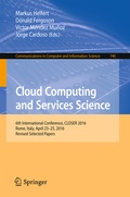 Cover: Cloud Computing and Services Science - Springer