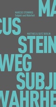 Cover: Subjekt und Wahrheit - Matthes & Seitz Berlin