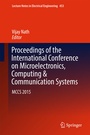 Cover: Proceedings of the International Conference on Microelectronics, Computing & Communication Systems - Springer