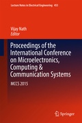 Cover: Proceedings of the International Conference on Microelectronics, Computing & Communication Systems - Springer
