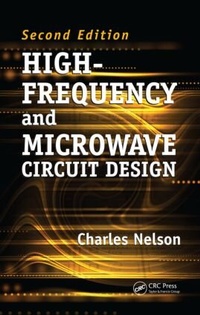 Enlarge image Cover: High-Frequency and Microwave Circuit Design - CRC Press