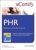 Cover: PHR Exam Prep Pearson uCertify Course Student Access Card - Pearson It Certification