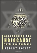 Cover: Approaching the Holocaust - Vallentine Mitchell & Co Ltd