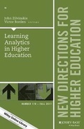 Cover: Learning Analytics in Higher Education - Wiley