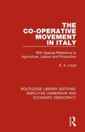 Cover: The Co-operative Movement in Italy - Routledge