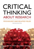 Cover: Critical Thinking About Research - American Psychological Association