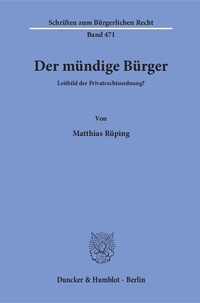 Abbildung von: Der mündige Bürger. - Duncker & Humblot