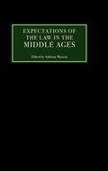 Cover: Expectations of the Law in the Middle Ages - Boydell Press