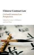 Cover: Chinese Contract Law - Cambridge University Press