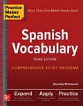 Cover: Practice Makes Perfect: Spanish Vocabulary, Third Edition - McGraw Hill LLC