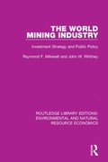 Cover: The World Mining Industry - Routledge