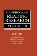 Cover: Handbook of Reading Research, Volume III - Routledge