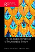 Cover: The Routledge Handbook of Phonological Theory - Routledge