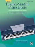 Cover: Easy Teacher-Student Piano Duets in Three Progressive Books, Book 1 - Alfred Publishing Company Inc
