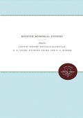 Cover: Royster Memorial Studies - The University of North Carolina Press