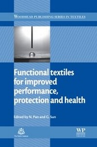 Enlarge image Cover: Functional Textiles for Improved Performance, Protection and Health - Woodhead Publishing Ltd