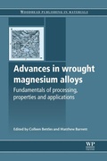 Cover: Advances in Wrought Magnesium Alloys - Woodhead Publishing Ltd