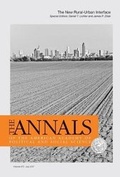Cover: The Annals of the American Academy of Political and Social Science - SAGE Publications Inc
