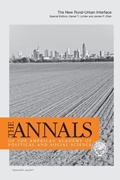 Cover: The Annals of the American Academy of Political and Social Science - SAGE Publications Inc