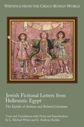 Cover: Jewish Fictional Letters from Hellenistic Egypt - SBL Press