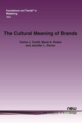 Cover: The Cultural Meaning of Brands - now publishers Inc