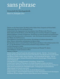 Enlarge image Cover: sans phrase - ça-ira-Verlag