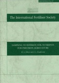 Cover: Sampling to Estimate Soil Nutrients for Precision Agriculture - International Fertiliser Society