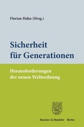 Cover: Sicherheit f&uuml;r Generationen. - Duncker & Humblot