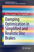 Cover: Damping Optimization in Simplified and Realistic Disc Brakes - Springer